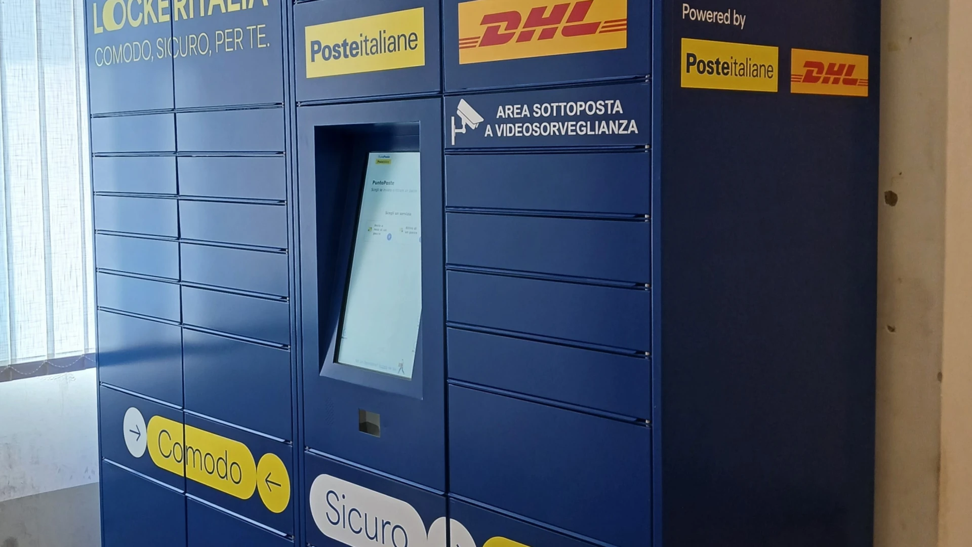 Poste Italiane: E-Commerce, installati in Molise i primi “LOCKER” per il ritiro e la spedizione automatica dei pacchi.